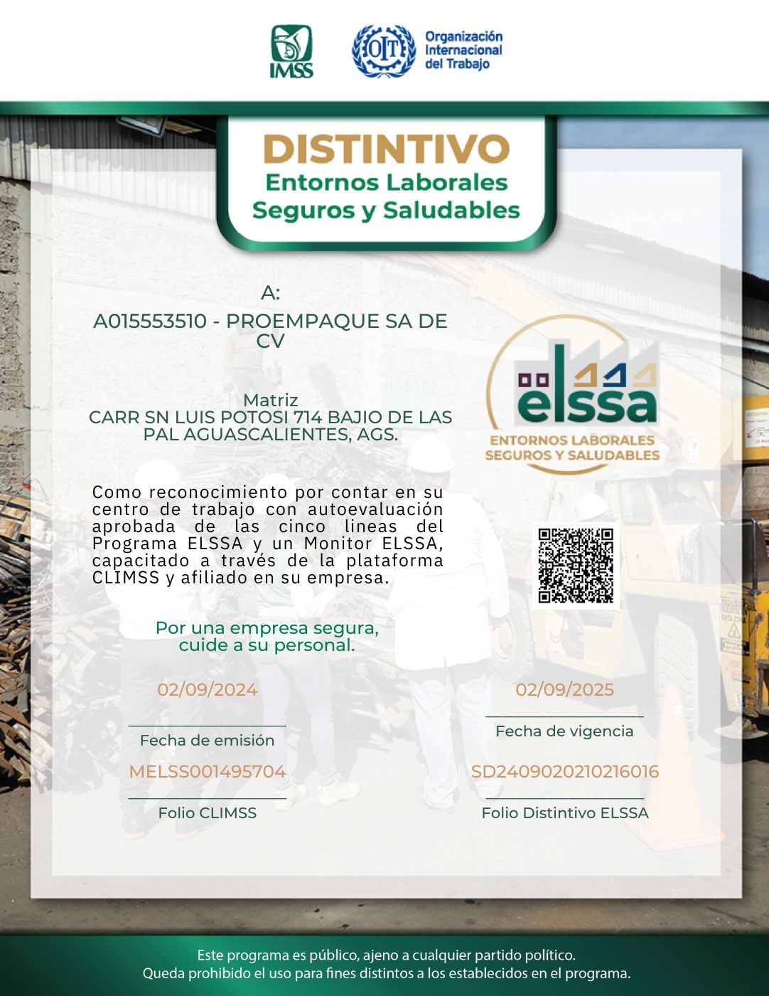 Distintivo ELSA